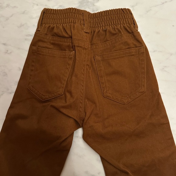 Janie and Jack Brown Straight Pant - Picture 10 of 13
